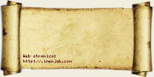 Olga Rajak vizit kartica